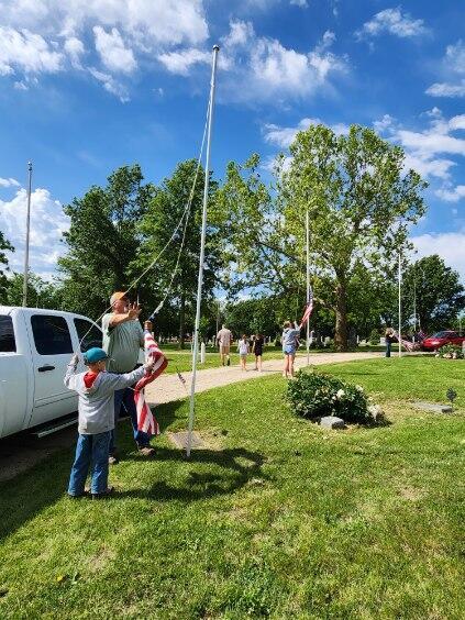 Flag raising 2