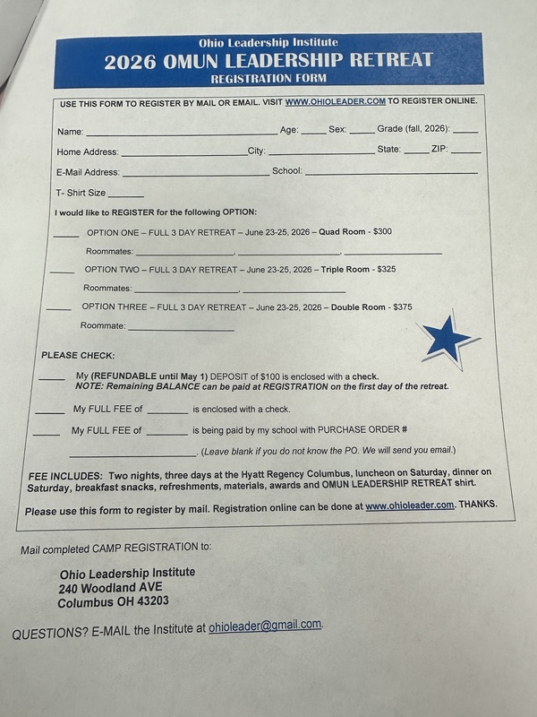 OASL Summer Workshop and the OMUN Leadership Retreat