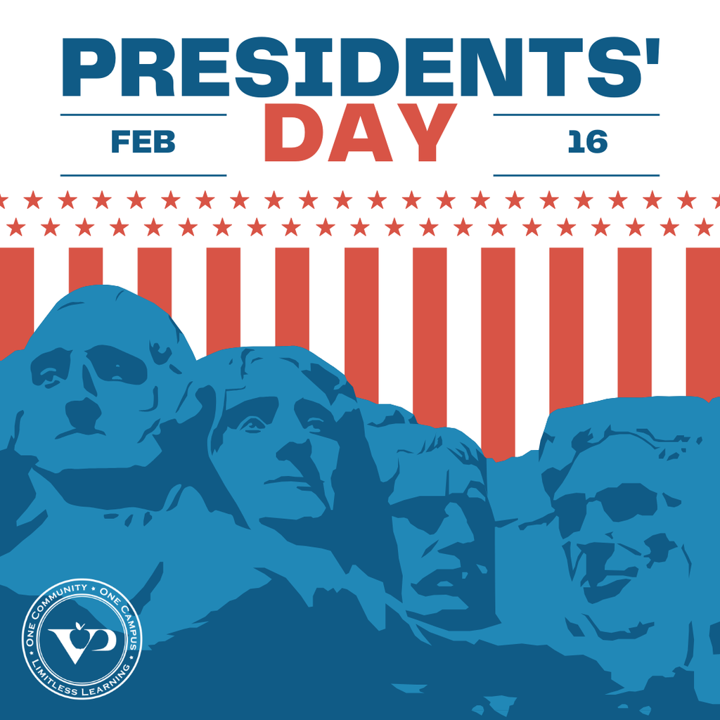 Happy Presidents' Day! If you would like to learn more about the history of this holiday, follow the link.https://www.history.com/topics/holidays/presidents-day #VPPride