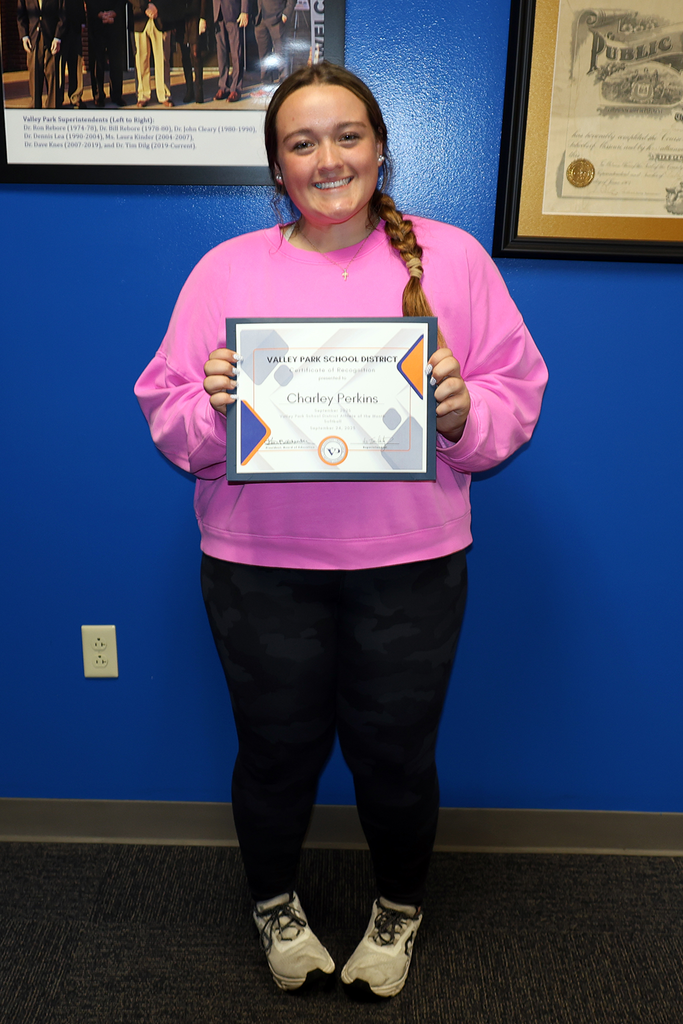 Charley Perkins VP Athlete of the Month