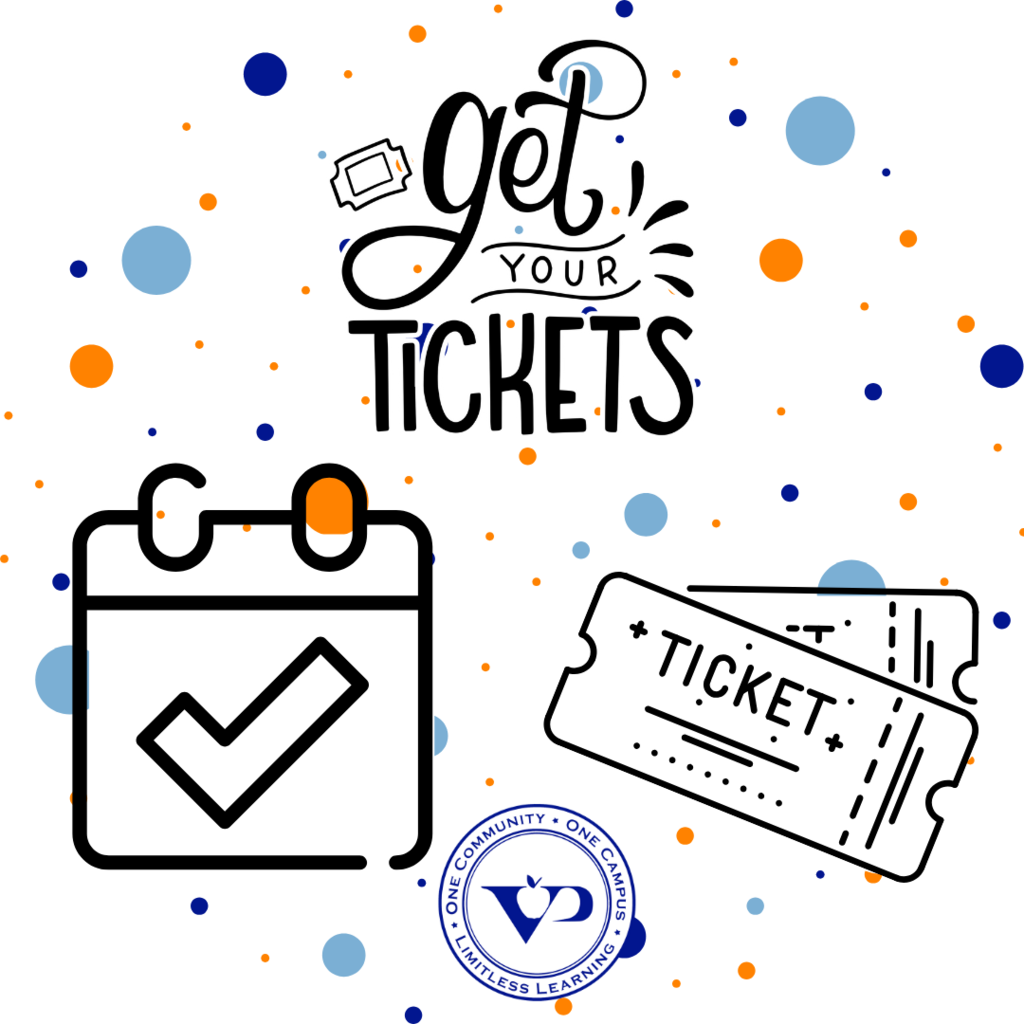 💙🧡 Show up, win big! 🎟️ Perfect attendance = big ticket ✅ 90% = small ticket ⭐ Every ticket = prize chance! 🏆 #VPPride #AttendanceMatters