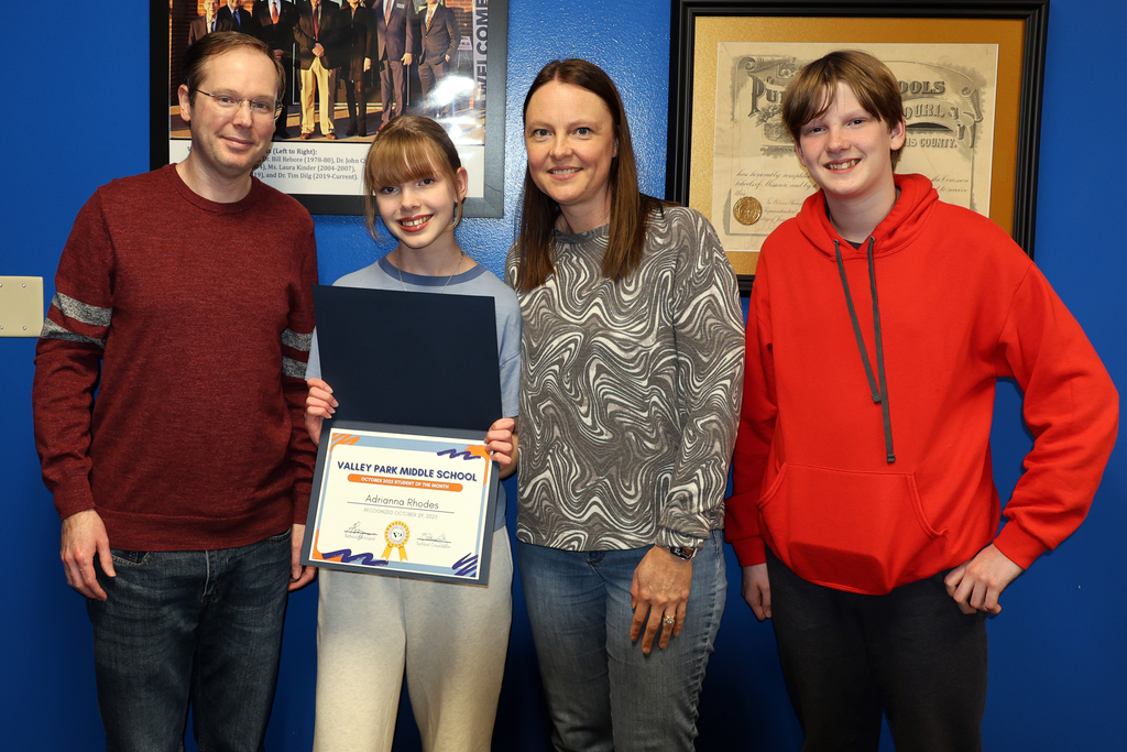 We had plenty to cheer about at last night’s Board of Education meeting! 🎉 From celebrating our Athletes of the Month, Jayden Woensdregt and Kate Miller, to recognizing our VIP Students of VPMS, Tahira Letford and Adrianna Rhodes — the night was full of Hawk Pride! 💙🧡 #VPPride #OneCommunity