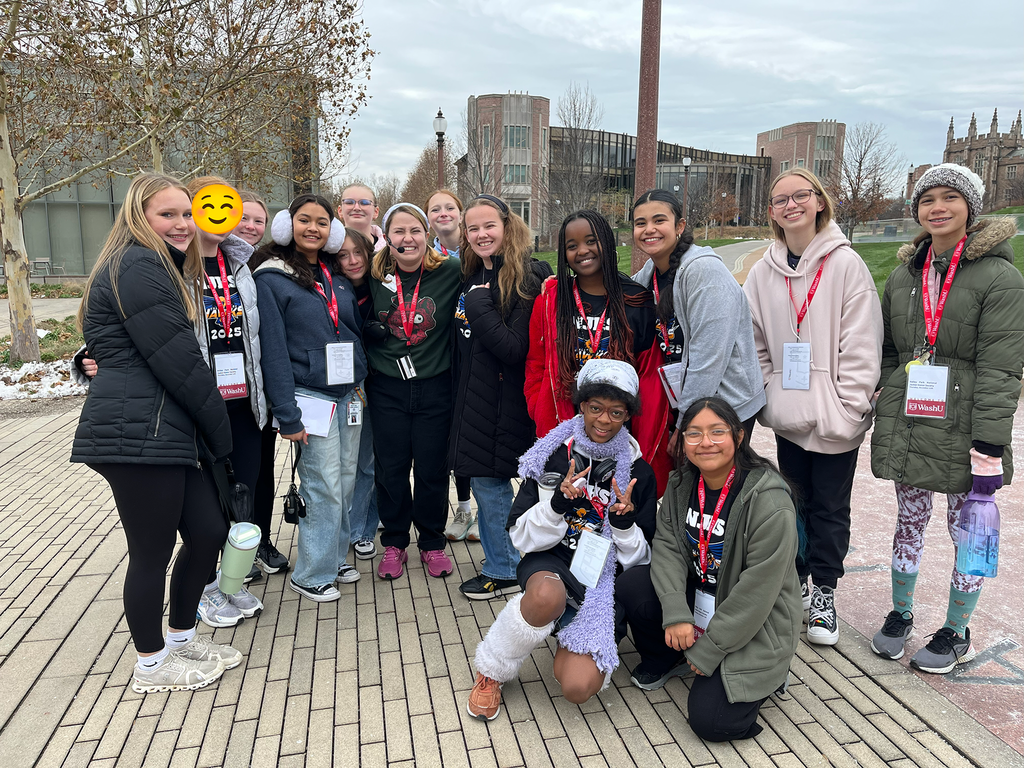 📸 Our NJHS students spent the day exploring WashU and getting a glimpse of what their futures could hold. College visits like this help them imagine new possibilities, explore academic pathways, and see how their hard work and leadership today can open doors tomorrow. And a special shoutout to Stella, our amazing tour guide, who wrapped it all together with insight and energy! 💙🧡 #VPPride #OneCommunity