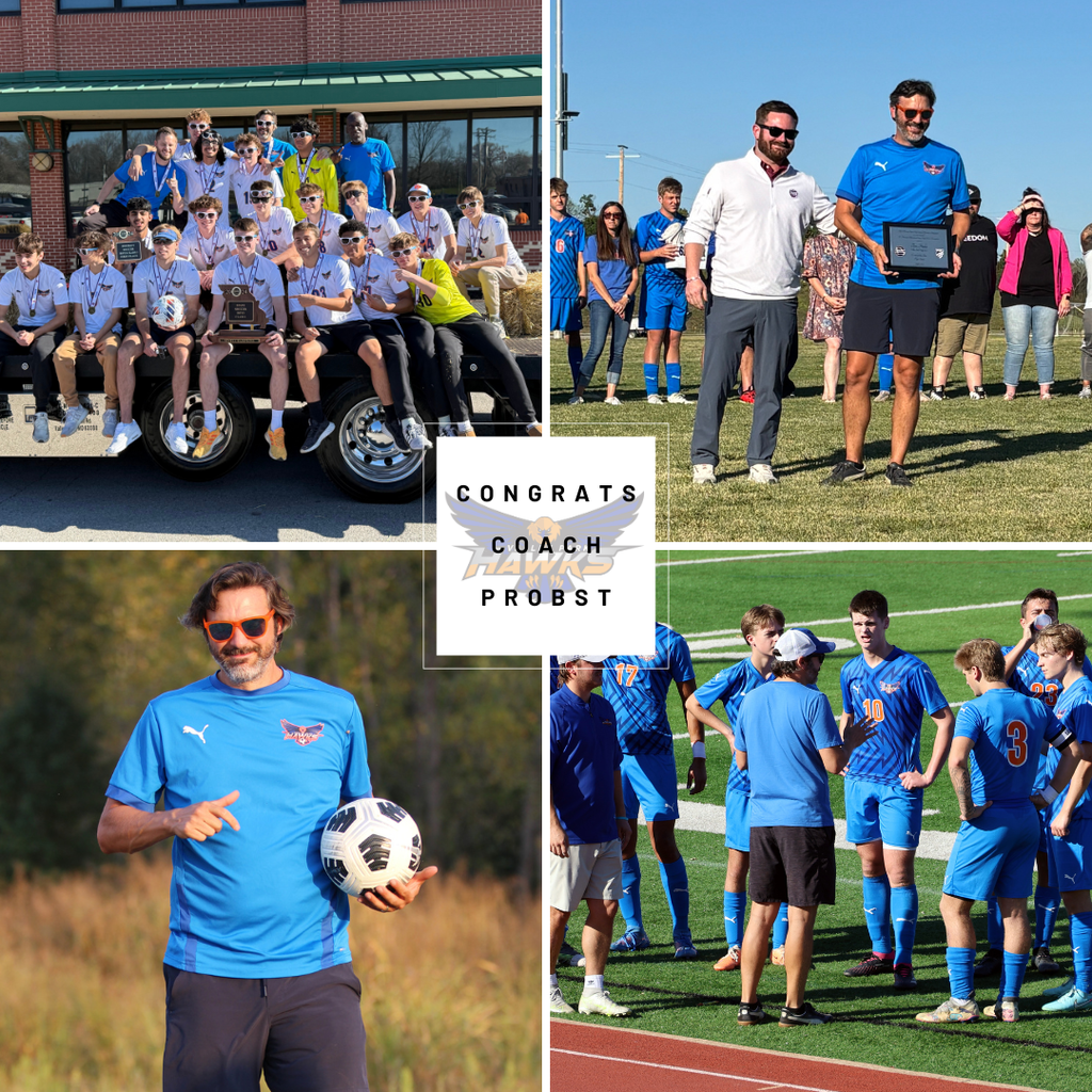 Huge congratulations to Coach Tom Probst on an incredible honor! ⚽👏  Coach Probst has been named Section 5 Boys Soccer Coach of the Year by the NFHS, a well-deserved recognition of his leadership, dedication and impact on our student-athletes.  Even more exciting, he’s now one of just eight finalists nationwide for NFHS Boys Soccer National Coach of the Year.  We’re proud to celebrate him and cheer him on at the national level! 💙🧡 #VPPride #OneCommunity