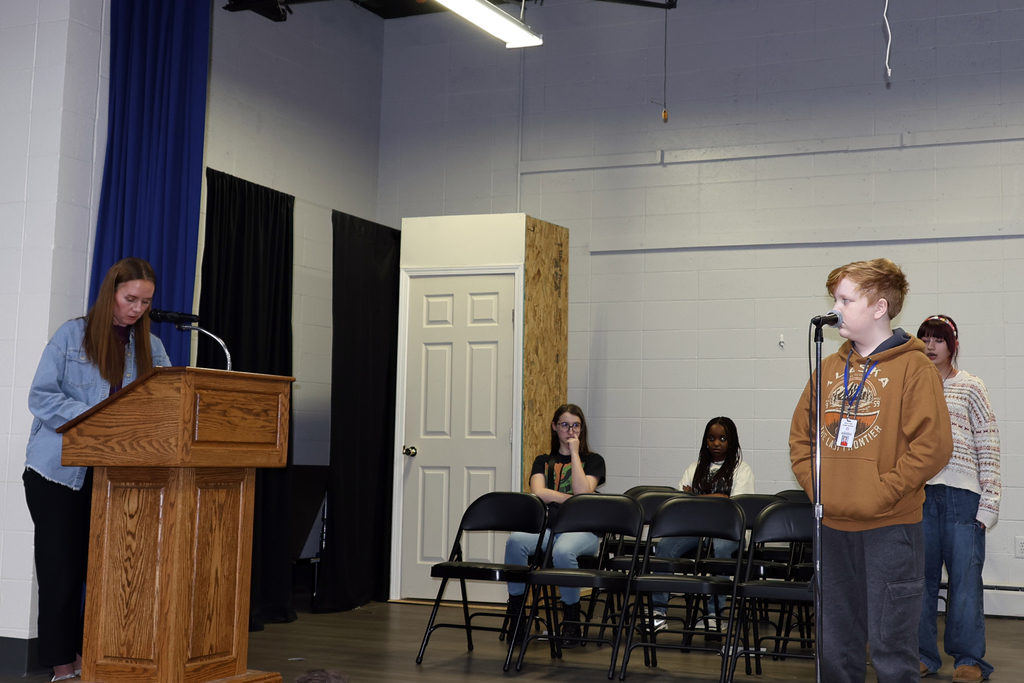 🐝✨ Congrats to our Middle School Spelling Bee winners!  🥇 Bella Ermer took 1st place by correctly spelling “chartreuse” 🥈 Ava Greenwood earned 2nd place with an amazing finish  We’re so proud of both of you for your hard work and confidence on stage! 💙🧡 #VPPride #OneCommunity