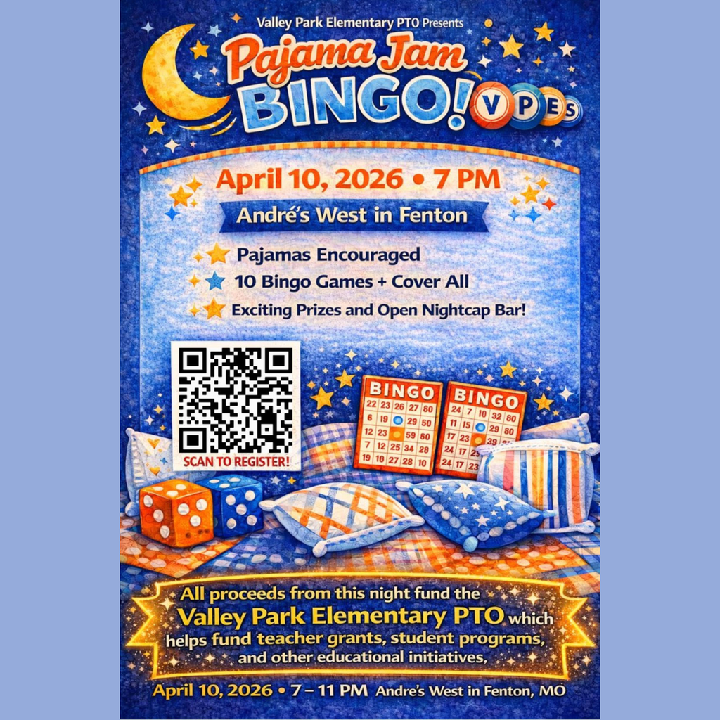 Join us on April 10th at Andres West in Fenton for the VPE PTO Bingo! Doors open at 7PM. We hope to see you all there! #VPPride 