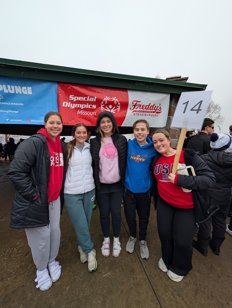 Student Council is taking the Polar Plunge on February 28th with the Best Buddies Club to benefit the Special Olympics of Missouri. Please donate to this wonderful organization and support our students in making a difference for Special Olympics participants across MO: https://support.somo.org/team/797036