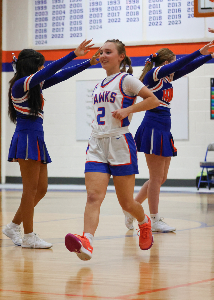 Last night’s Board of Education meeting was packed with reasons to celebrate. 🎉We honored our Athletes of the Month, Aubrey Dibble '26 for Girls Basketball and Rose Hagan '27 for Cheerleading, and recognized our VPES VIP Students, Abrar  '36, Audrey '37 and Xander '38. So much Hawk Pride in one room. Congratulations to each of you. 💙🧡 #VPPride #OneCommunity