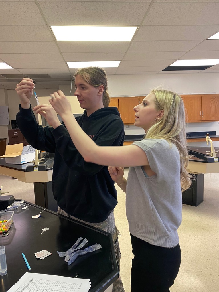 Our HOSA students are gearing up for state competition! 💙🧡  Junior J.J. Currier is preparing for the Pharmacy Science event, where students demonstrate real-world skills used by pharmacists and pharmacy technicians. As part of his preparation, J.J. recently met with a licensed pharmacist to practice skills like compounding an oral suspension, drawing liquid from a vial, and verifying and filling prescriptions.  We’re proud of the hard work and dedication he’s putting into representing Valley Park at the state level. Good luck, J.J.! 💊✨ #VPPride