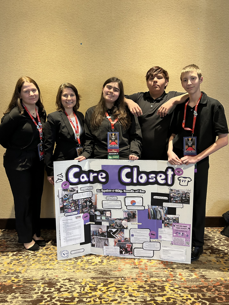 Our students were successful at the FCCLA Missouri State Leadership Conference! Congratulations to Daisy Vidal '29,  Alex Frierdich '29 and Mark Ulloa '29 for earning Silver in their STAR Event for Chapter Service Project. 🥈This freshman team put in incredible work all year organizing and promoting our Care Closet, making a real difference for others in our school community. We’re so proud of you! 👏 #VPPride