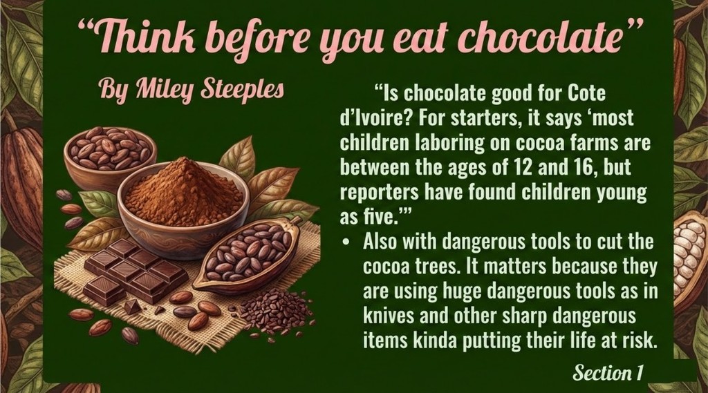 think before you eat chocolate