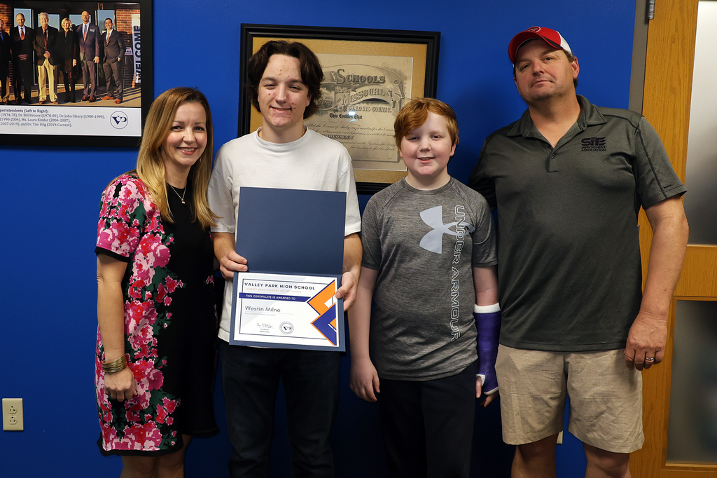 Last night’s Board of Education meeting gave us plenty to celebrate! 🎉 We recognized our Athletes of the Month, some of our Special Olympics Unified  Sports Athletes, Addison Sturm '26, Ayden Keating '26, Azaan Asif' 29, Will Clark '28, Joseph Cook '28, Parker Jensen '27 and Mario Holmes '27. We also honored our VPHS VIP Students, Dylan Eisenhauer '26, Weston Milne '26 and Owen Royal '26 (not pictured). Hawk Pride was definitely on full display. Congratulations to all! 💙🧡 #VPPride #OneCommunity