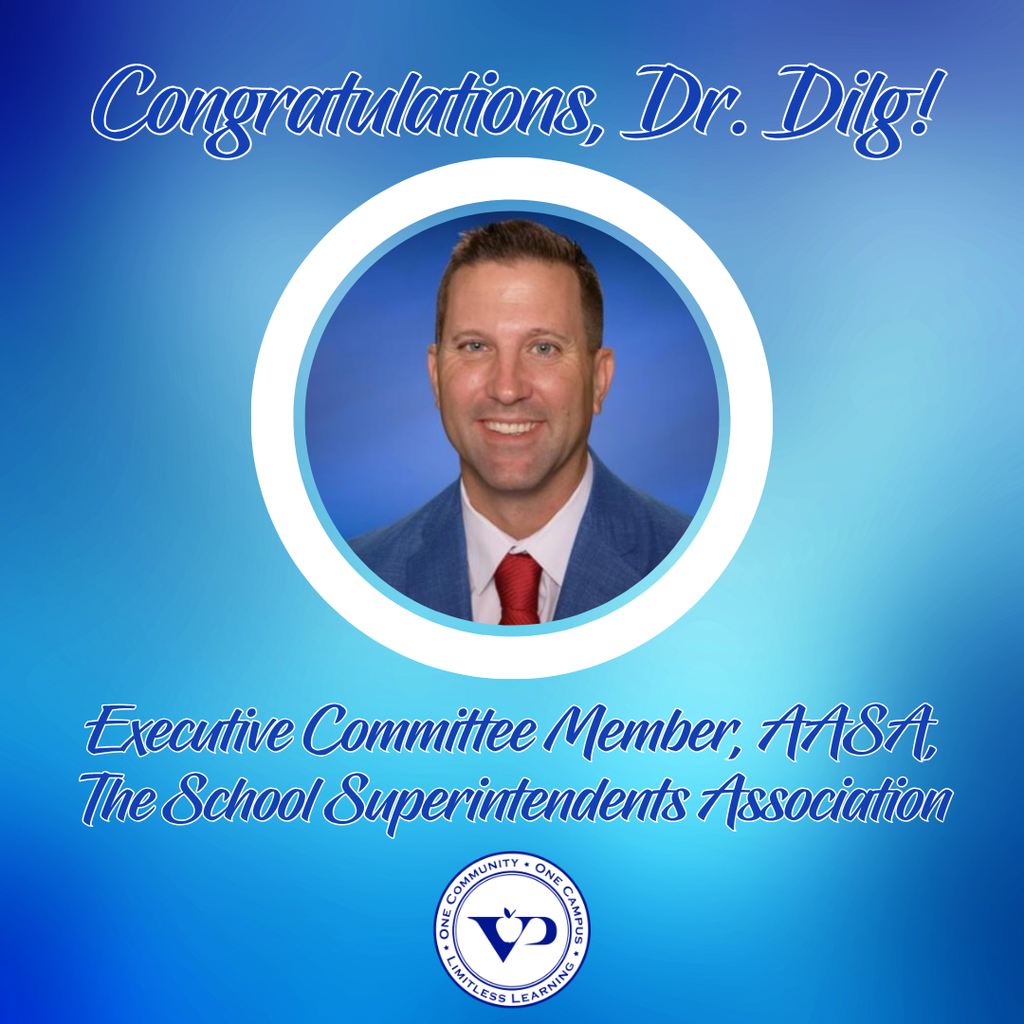 Dr. Tim Dilg, Superintendent of the Valley Park School District, has been elected to the Executive Committee of AASA, The School Superintendents Association, the nation’s leading organization representing public school system leaders. Selected as one of just 23 members from a network of more than 10,000 superintendents nationwide, Dr. Dilg will help guide national advocacy efforts, influence education policy, and support school systems across the country. His selection reflects both his leadership and the strong momentum in Valley Park, where the district has strengthened academic outcomes, transformed facilities, and enhanced student learning environments.