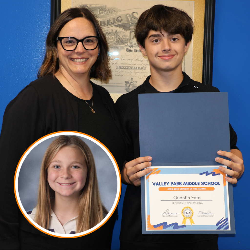 So much to celebrate at last night’s BOE meeting! 🎉 We recognized our Athletes of the Month, Kim Crawford (track) and Kennedy Steinkamp (girls soccer). 🏆 We also honored our VPHS VIP Students of the Month from VPMS, Quentin Ford and Carley Simon. 💙🧡 These students make Valley Park shine. We’re proud of you! #VPPride