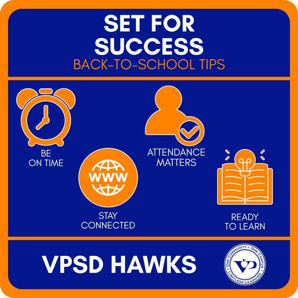🎒 Back-to-School is coming, are you ready? Whether you're a Little Hawk, middle schooler or high schooler, now's the time to set yourself up for success! ⏰ Start adjusting your sleep schedule so those early mornings don’t feel so rough. 🎯 Set a few simple goals - like showing up on time or staying organized. 📓 Double-check your backpack, supplies and routine so the first day feels familiar, not frantic. Let’s make Day 1 feel like Day 10. You've got this, Hawks! 💙🧡