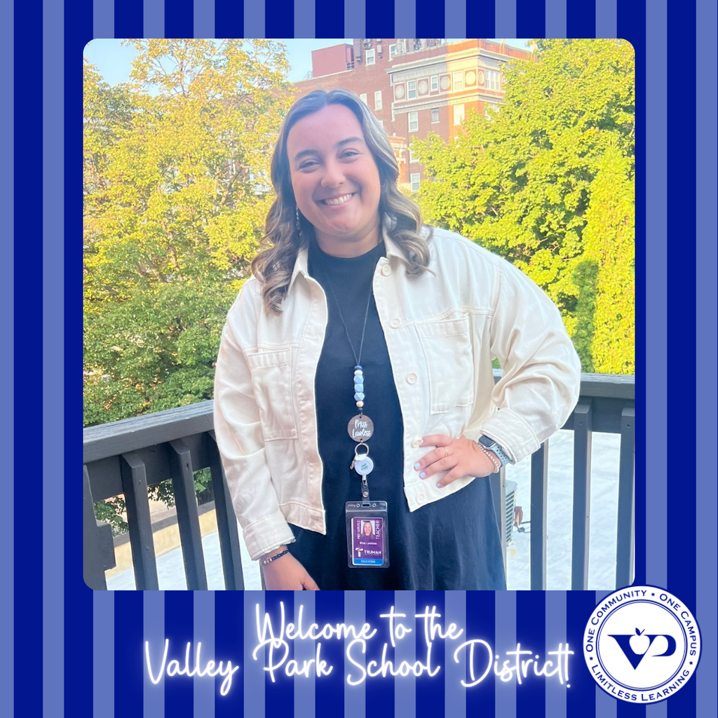 📣 New Staff Spotlight!  Welcome Annika Lawless, our newest 5th Grade Teacher at Valley Park Elementary! We're excited to have Annika join our team and can't wait for the positive impact she'll make in the lives of our students.  Welcome to Valley Park, Annika! 💙🧡  #VPPride #OneCommunity #LimitlessLearning