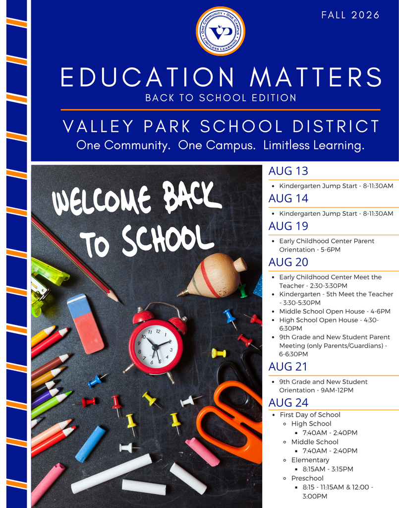 back to school newsletter 2026