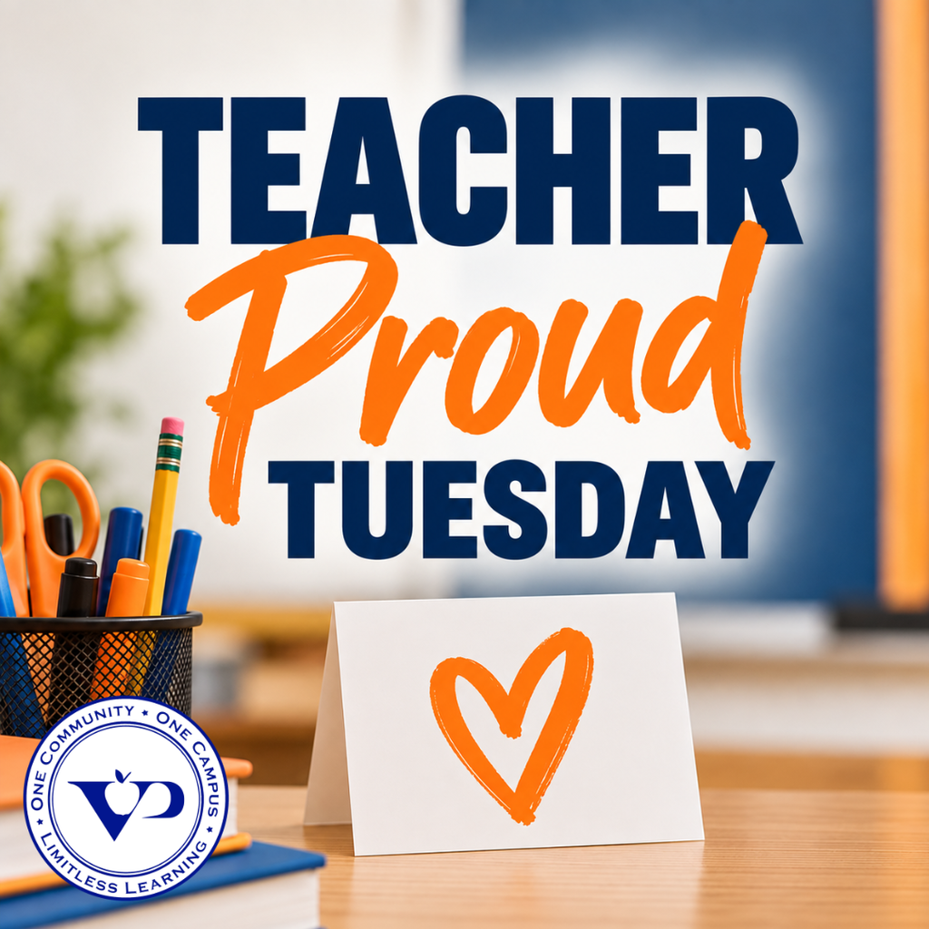 🍎 Who makes you Teacher Proud? Help us recognize the incredible teachers who make a difference every day at Valley Park! Nominate a teacher for Teacher Proud Tuesday and tell us what makes them special. 🧡💙 👉 Submit your nomination: vpschools.org/teacherproud #TeacherProudTuesday #VPHawks #LimitlessLearning