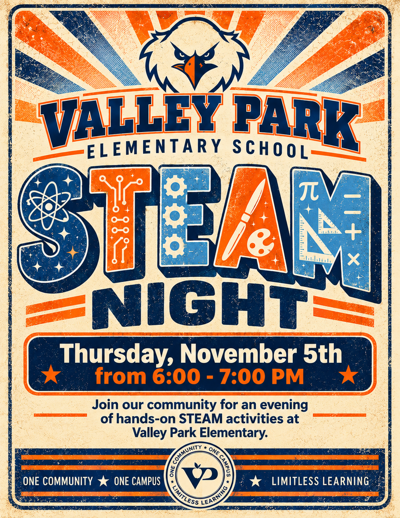 STEAM Night is almost here! 🔬✨ Join us this on May 7th from 6–7 pm for a night of hands-on fun, creativity and discovery. We can’t wait to see our students and families exploring, building and learning together. Have questions? Give the Elementary Office a call at 636-923-3632. 💙🧡 #VPPride