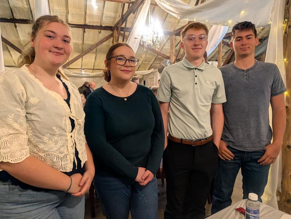 Four Students Posing for a Picture