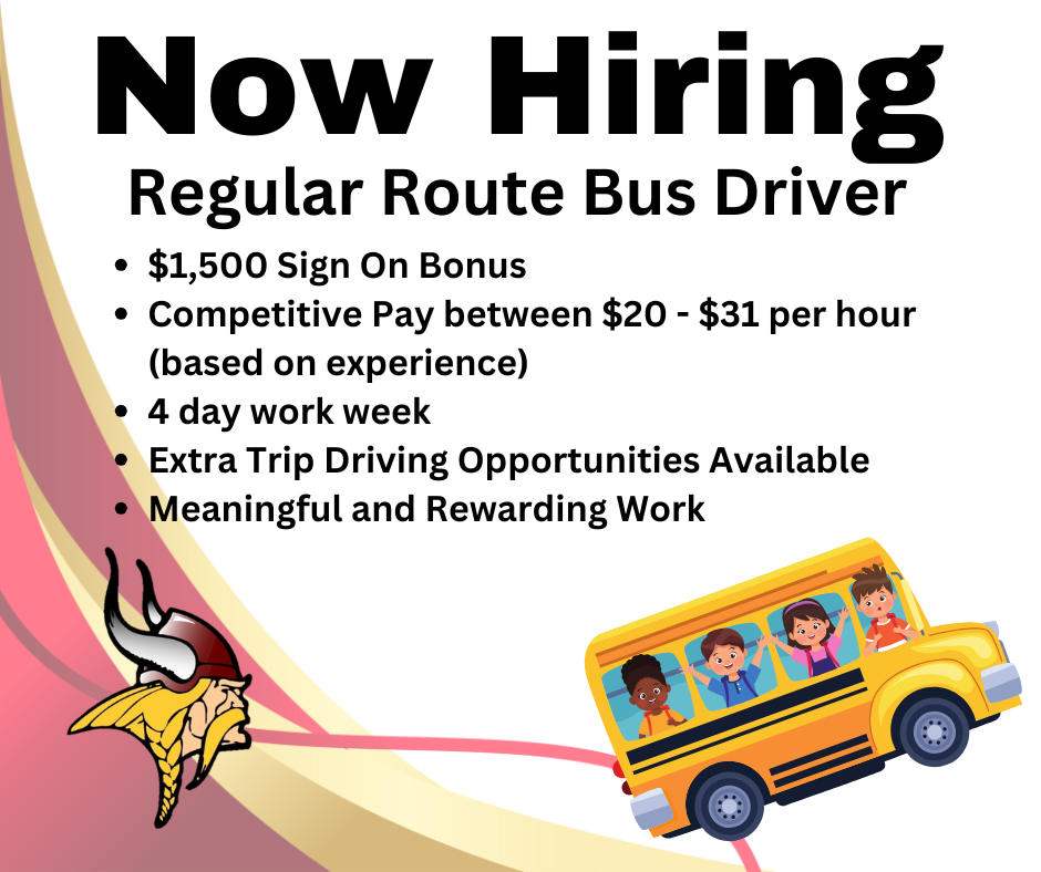 Now Hiring Bus Driver Information