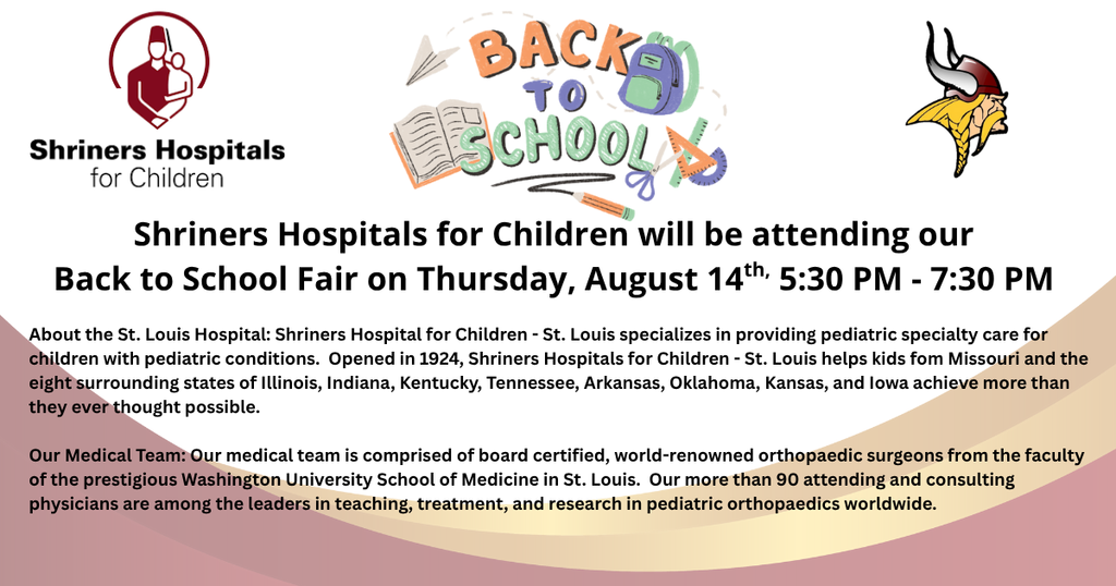 Back to School Fair Shriners information