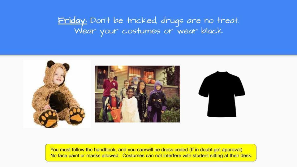 Friday Red Ribbon Week Information