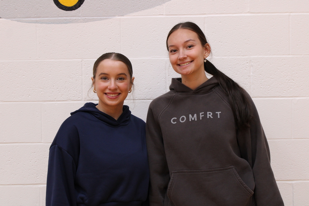 Two students posing for pikcture