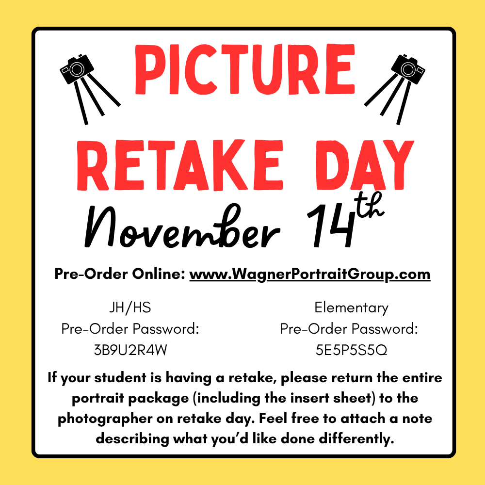 Picture Retake Day Information