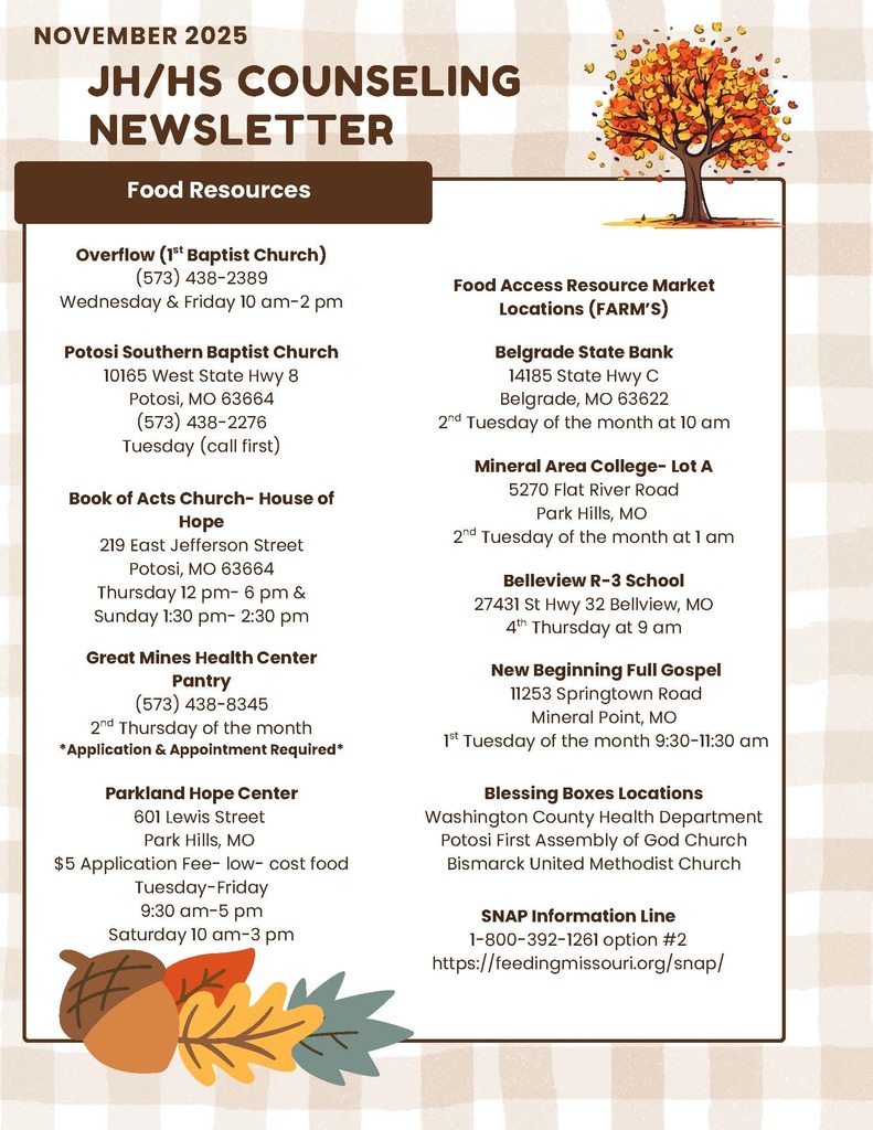 November Counseling Newsletter image
