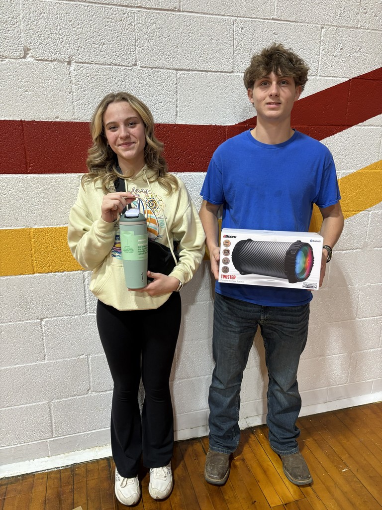 Students with prizes
