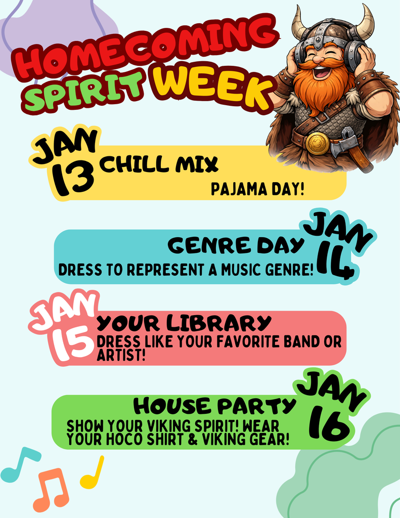 Homecoming Spirit Week Information