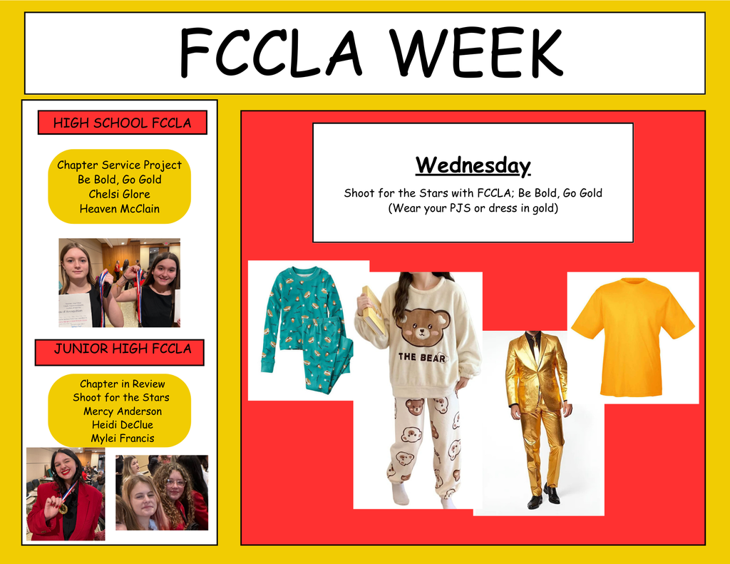 FCCLA Week Dress Up Day Wednesday