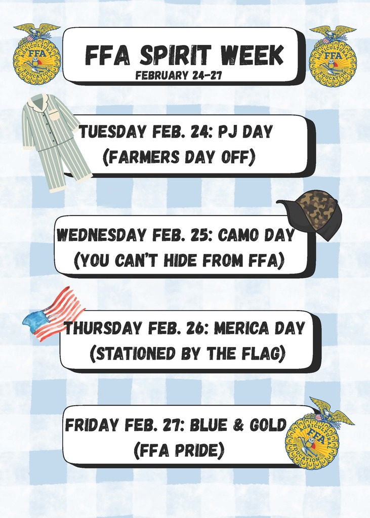 FFA Dress Up Week Information