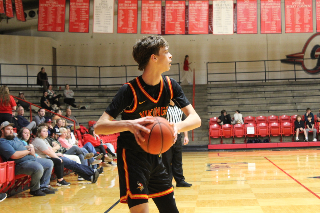 Basketball player with ball