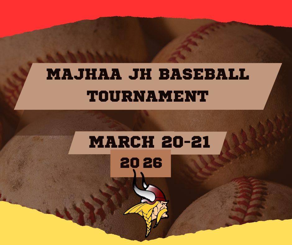 MAJHAA JH Baseball Tournament March 20-21 2026