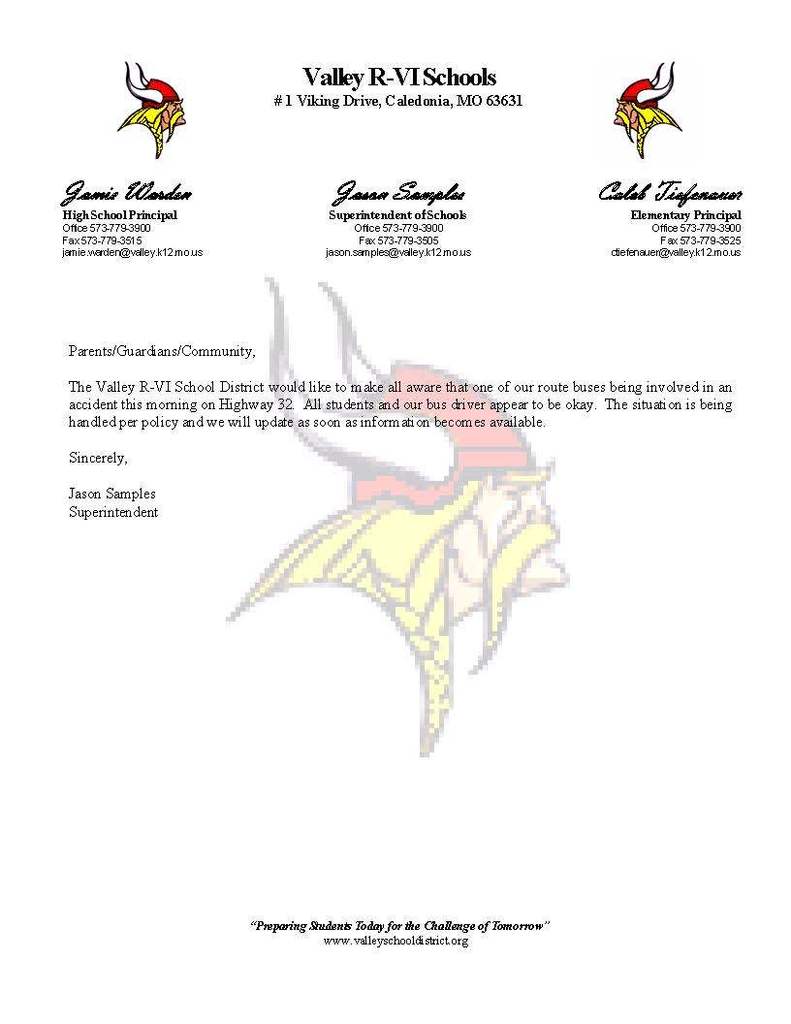 Image of letter text in article