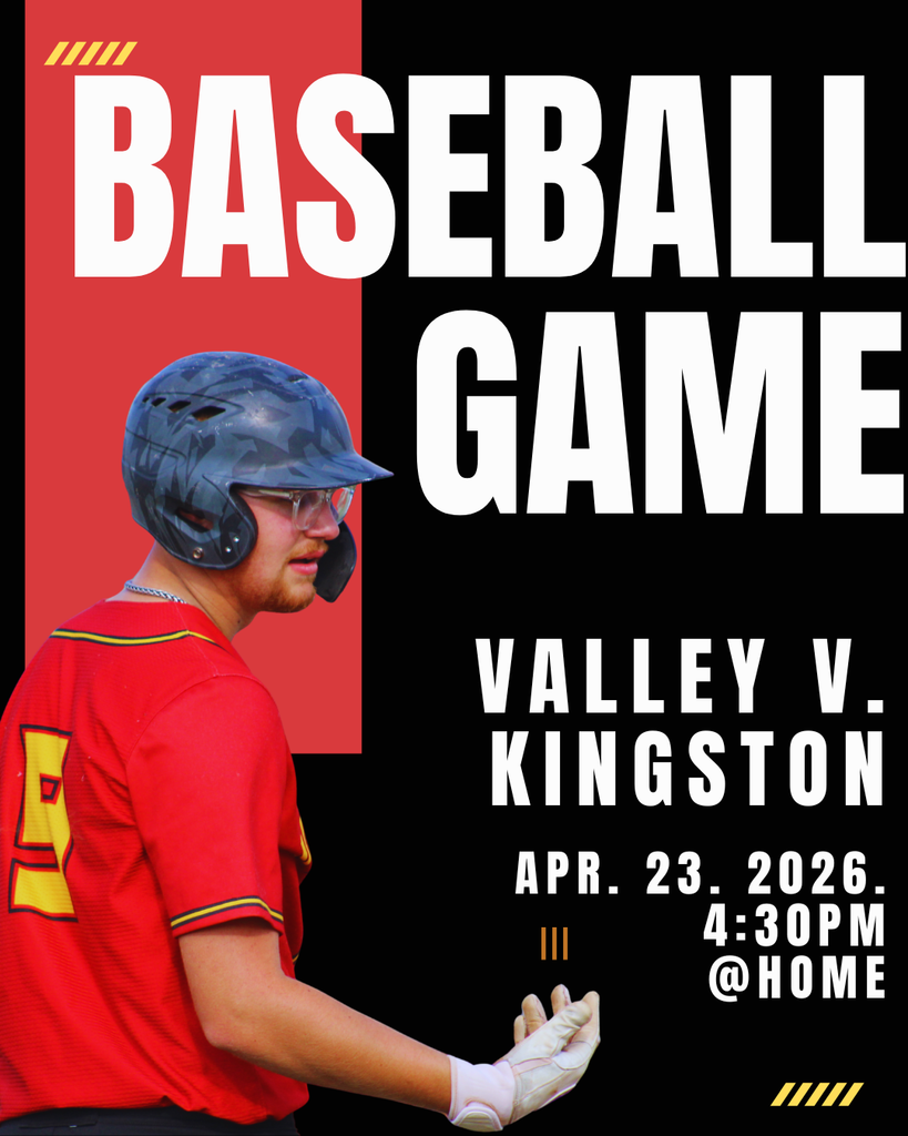 Baseball Game Valley V Kingston Apr. 23.2026 4:30 PM @Home
