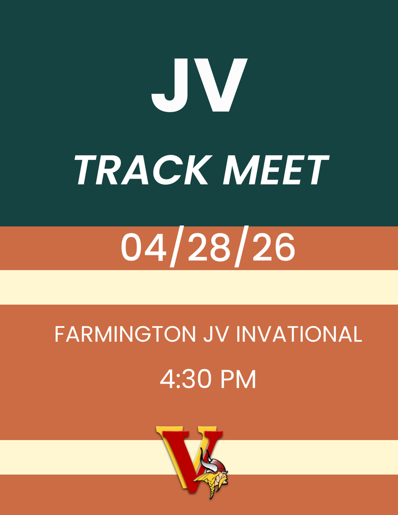 JV Track Meet 4/28/26 Farmington JV Invitational 4:30 PM