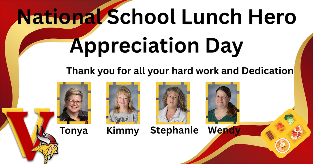 National School Lunch Hero Appreciation Day Thank you for all your hard work and dedication