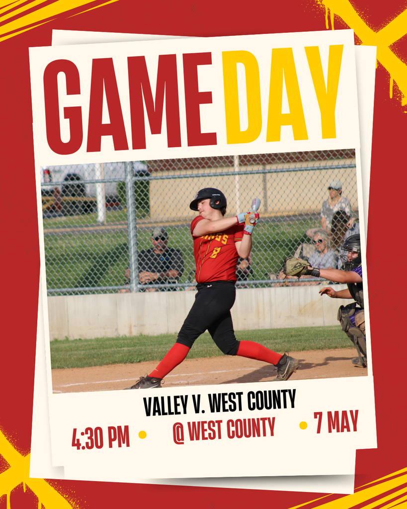 Game Day Valley v West County 4:30 PM at West County 7 May