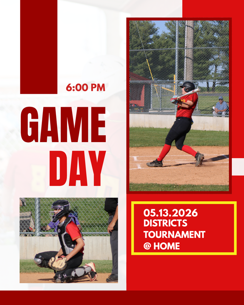 6:00 PM Game Day 5.13.2026 Districts Tournament @Home