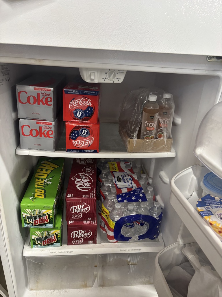 Fill the Fridge Pic at Bus Garage
