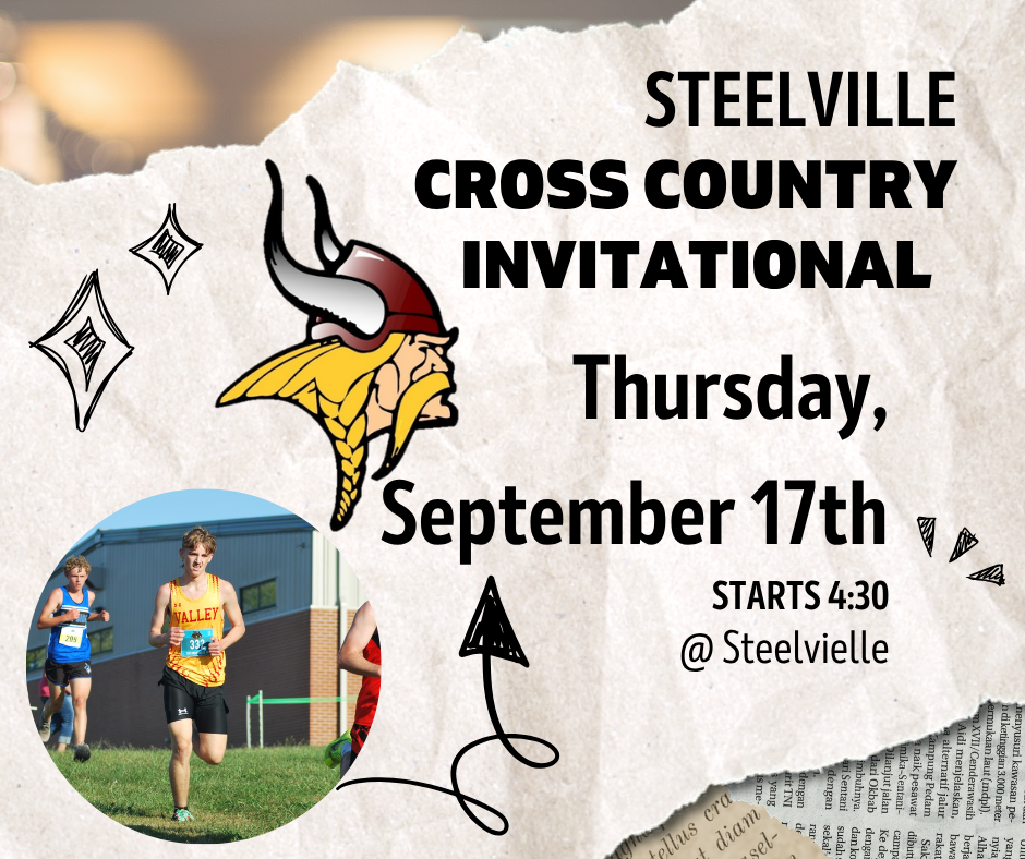 Steelville Cross Country Invitational Thursday September 17th Starts at 4:30 at Steelville