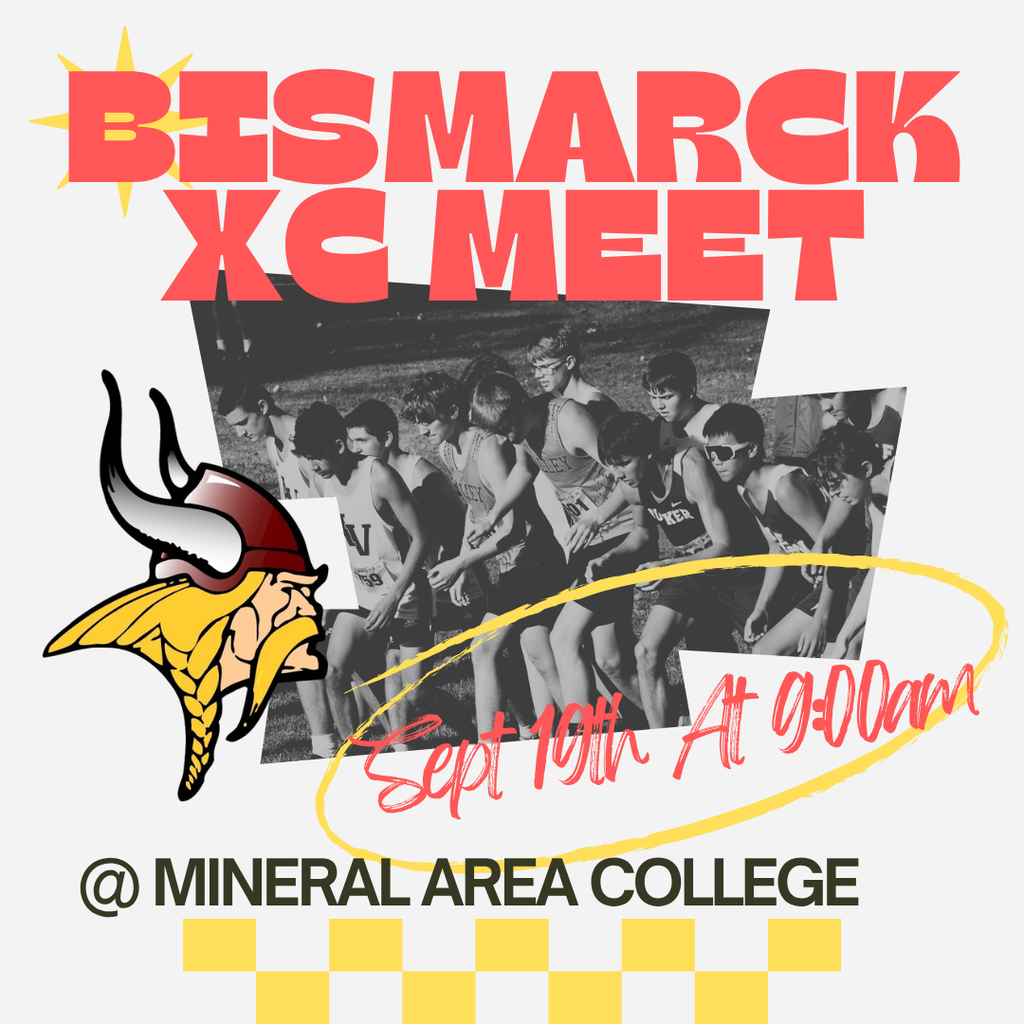 Bismarck XC Meet September 19th at 9:00 am at Mineral Area College