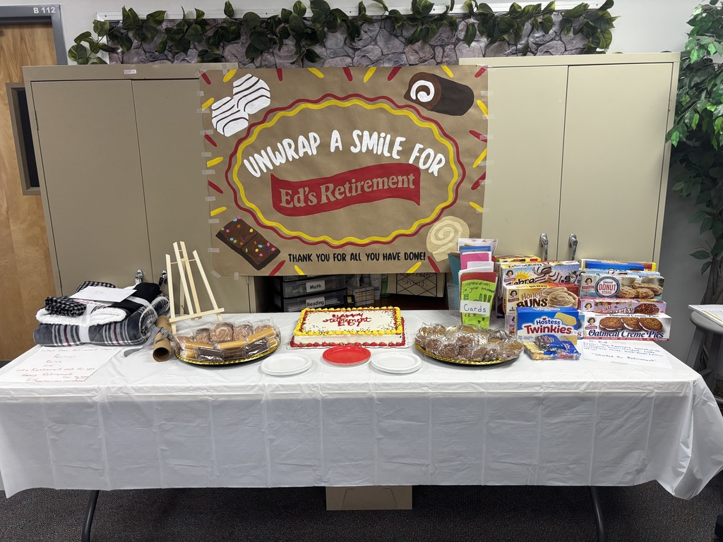 Mr. Ed's retirement table