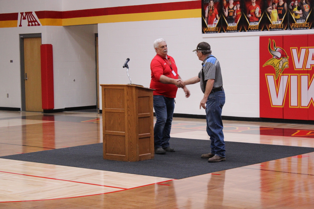 Two men shaking hands