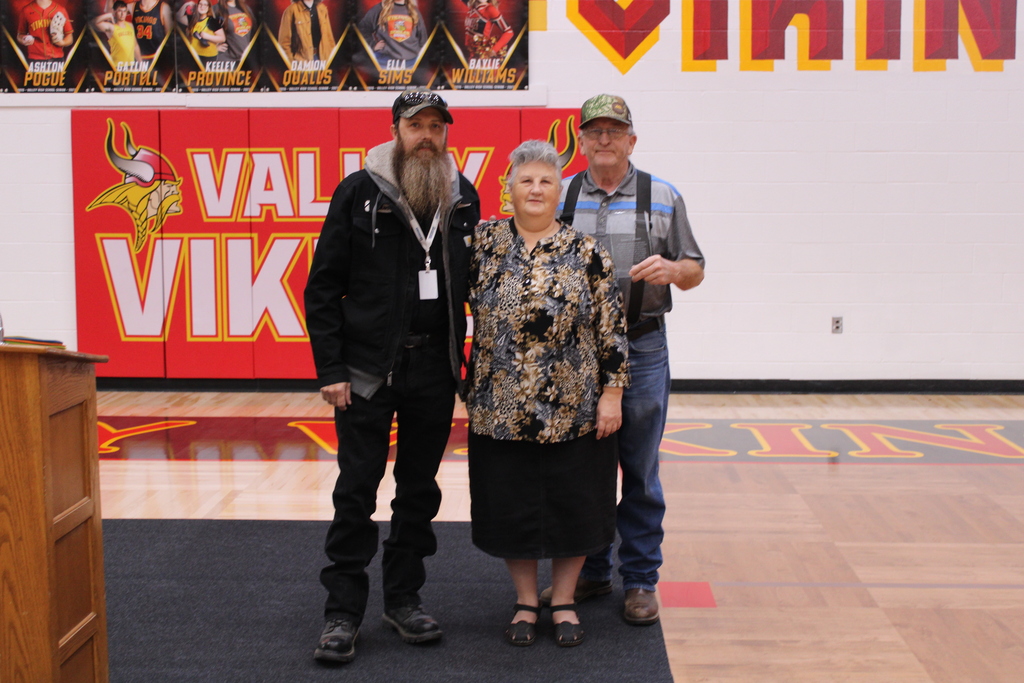 three people posing