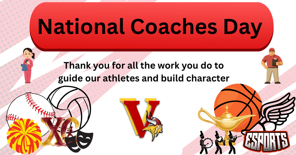 National Coaches Day Thank you for all the work you do to guide our athletes and build character
