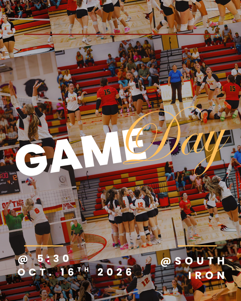 Game Day At 5:30 October 16th 2026 At South Iron